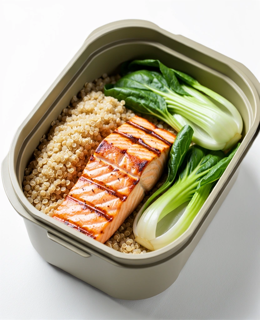 Balanced daily menu example