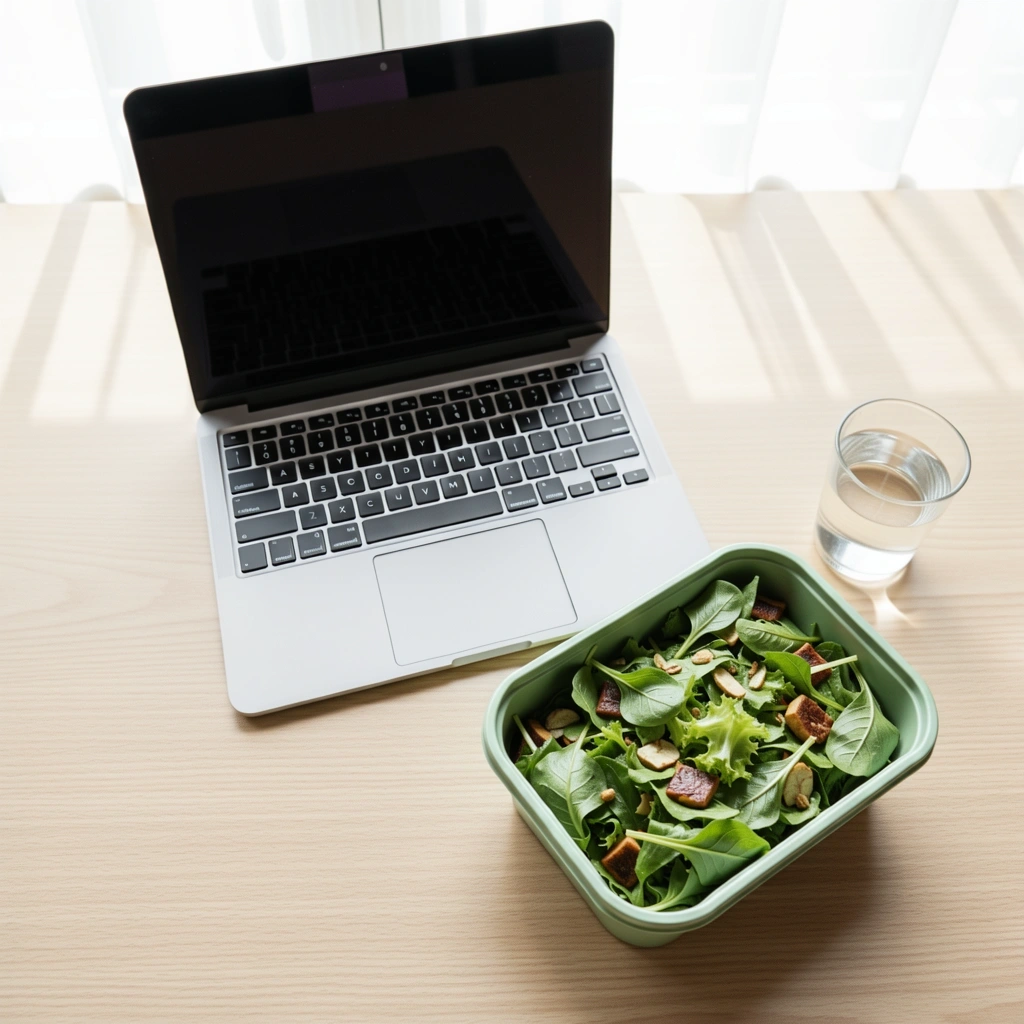 Customer service representative desk at Makananseimbang